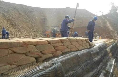 单向塑料土工格栅施工
