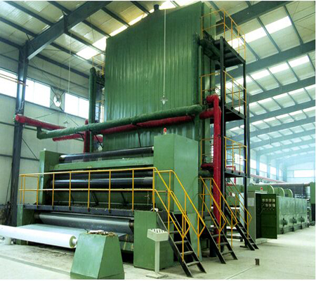 土工格栅生产现场